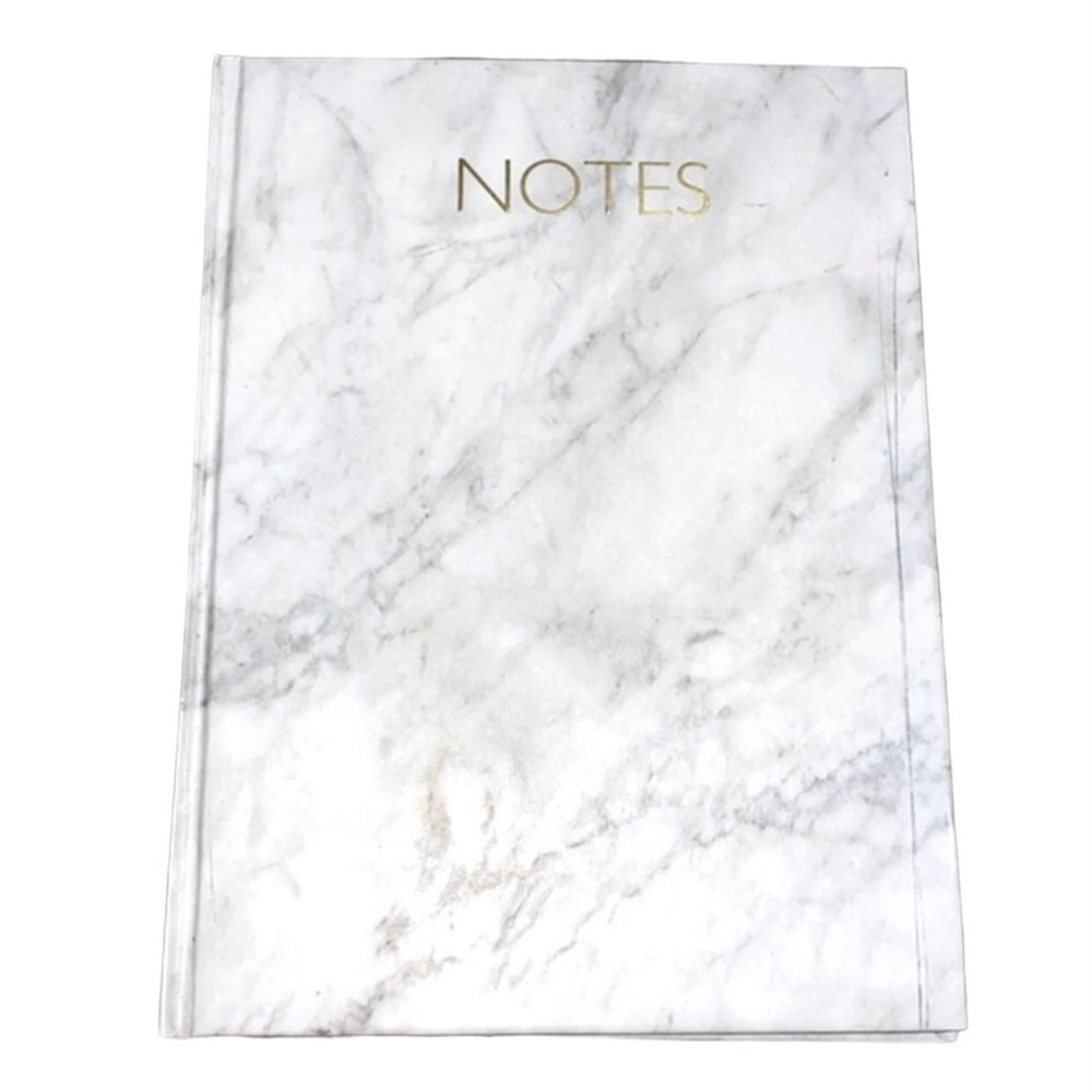 Notes marble print writing journal